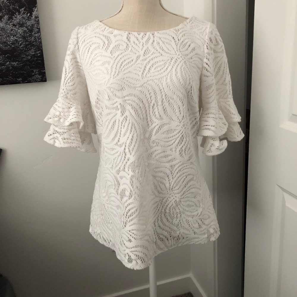 Lilly Pulitzer white blouse